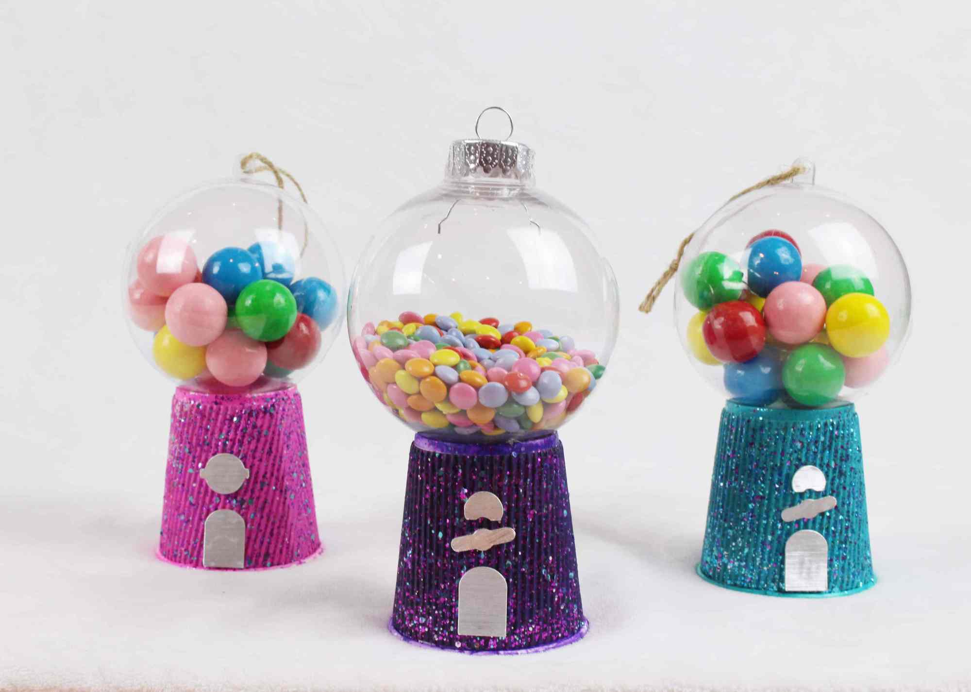 gumball machine christmas ornaments