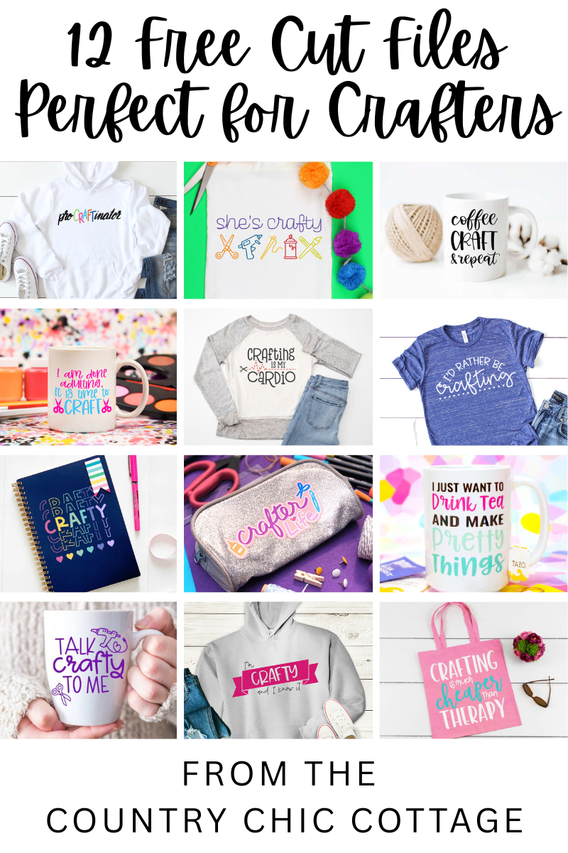 12 Free Cut Files Perfect For Crafters