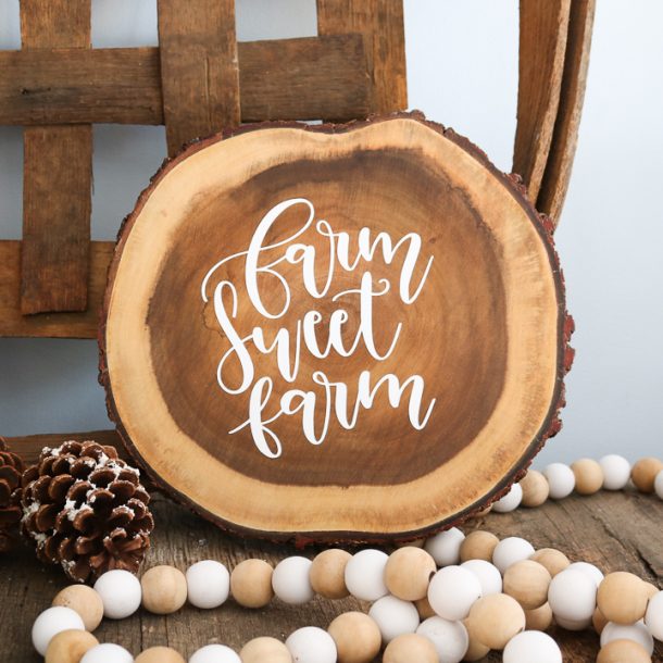 How To Use HTV On Wood With Your Cricut Angie Holden The Country Chic