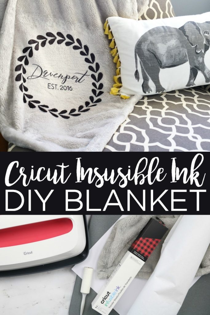 Learn how to make an Infusible Ink blanket with your Cricut machine. Pick any 100% polyester blanket to customize for an amazing gift idea! #cricut #cricutcreated #infusibleink #blanket #custom #customize #weddinggift #giftidea #personalize #personalized #homedecor
