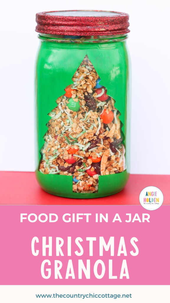 Christmas granola - food in a jar