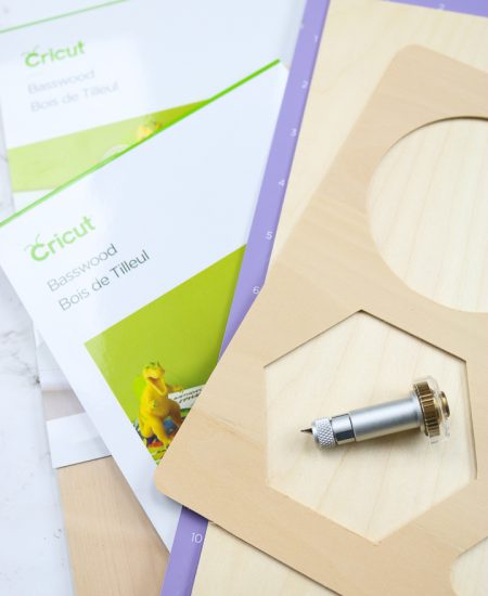 video tutorial on cutting wood with cricut