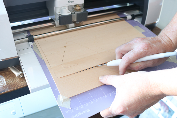 how to cut wood on cricut maker