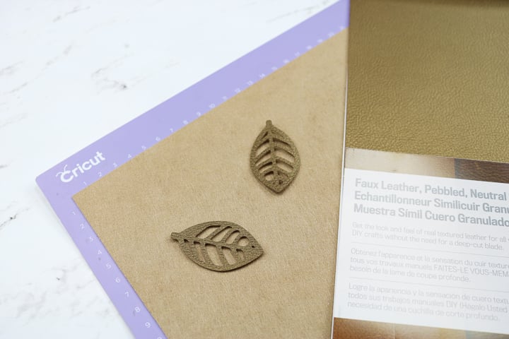 cricut faux leather