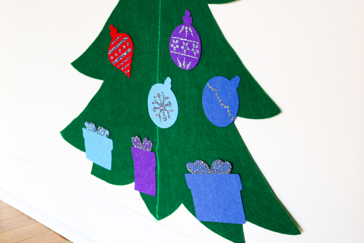 diy felt christmas tree