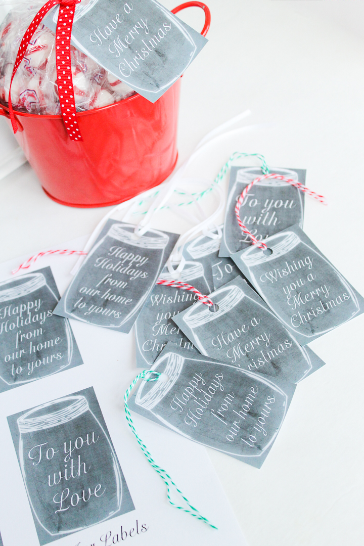 free printable tags for the holidays