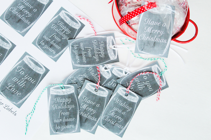 free printable tags for Christmas