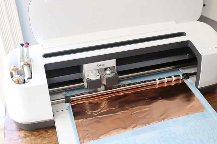 cricut cutting copper sheets