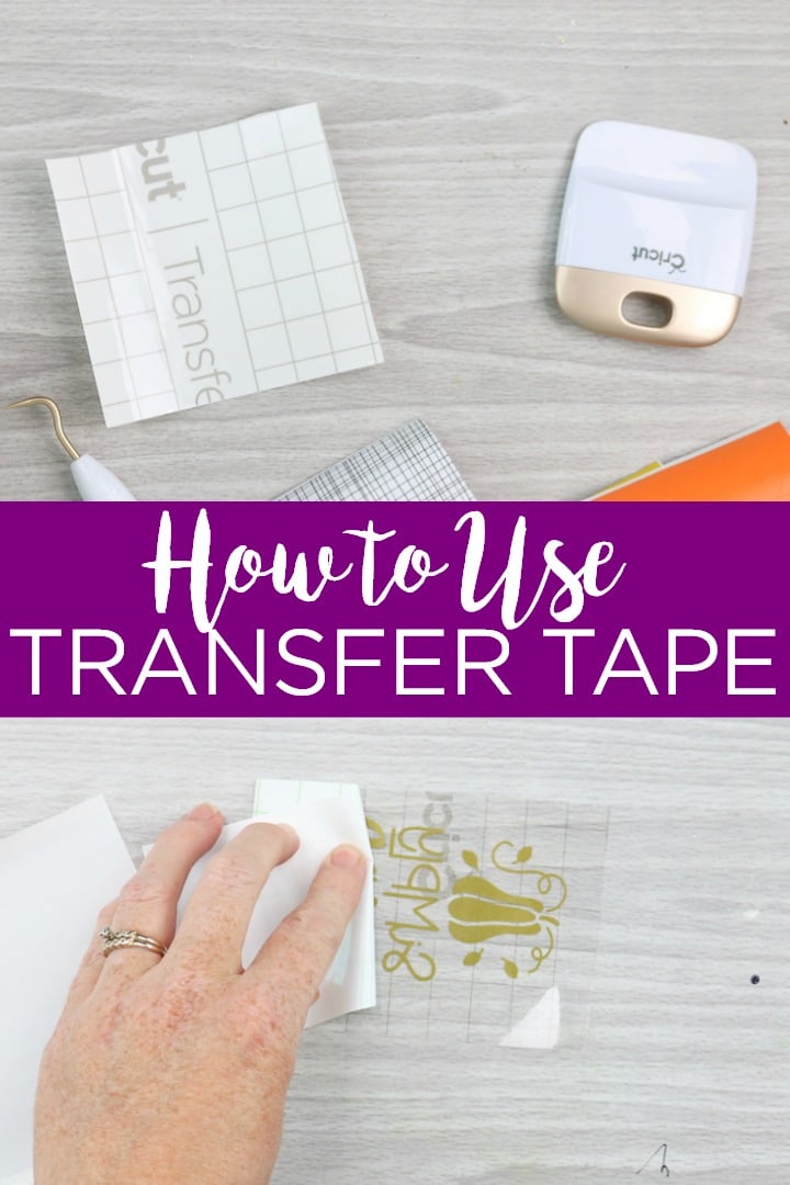 how to use transfer tape for vinyl