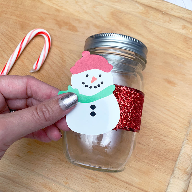 snowman cut out using the cricut