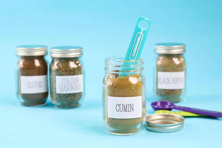 DIY Spice Jar Labels with the Cricut Maker 