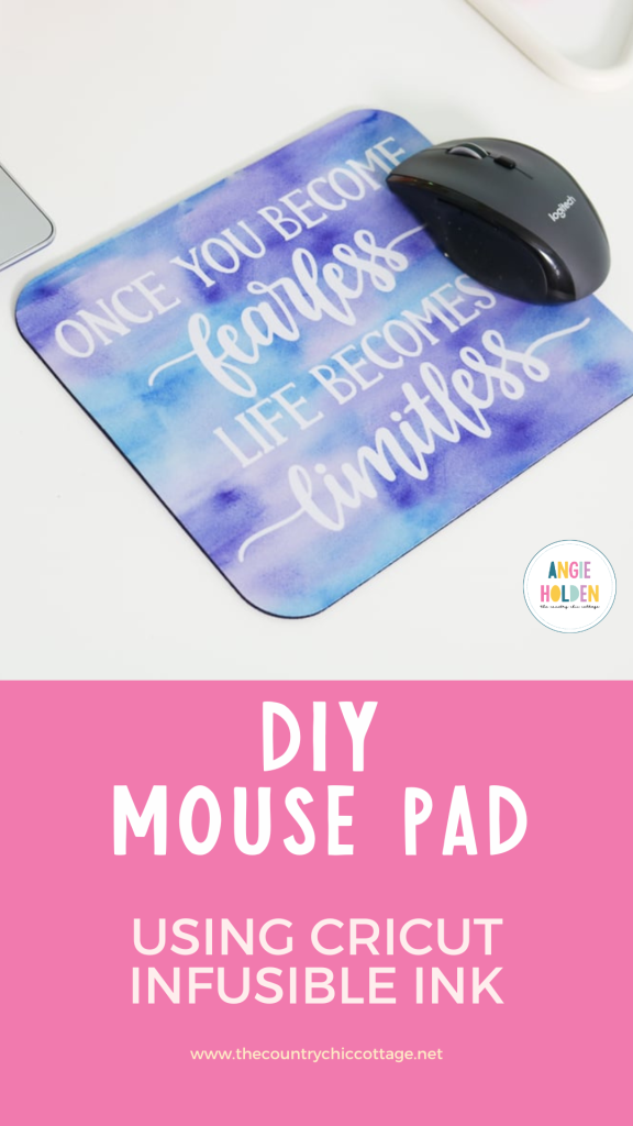 diy mouse pad using infusible ink