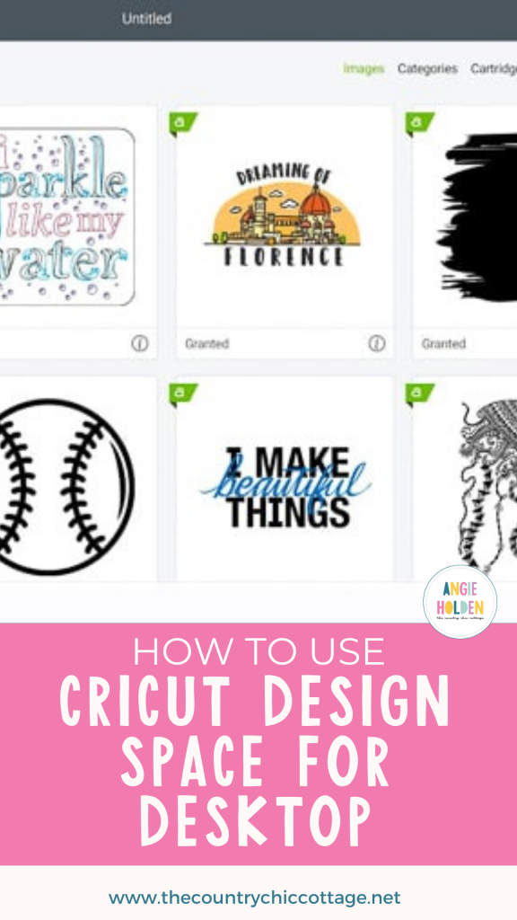 how to use Cricut Design Space for desktop