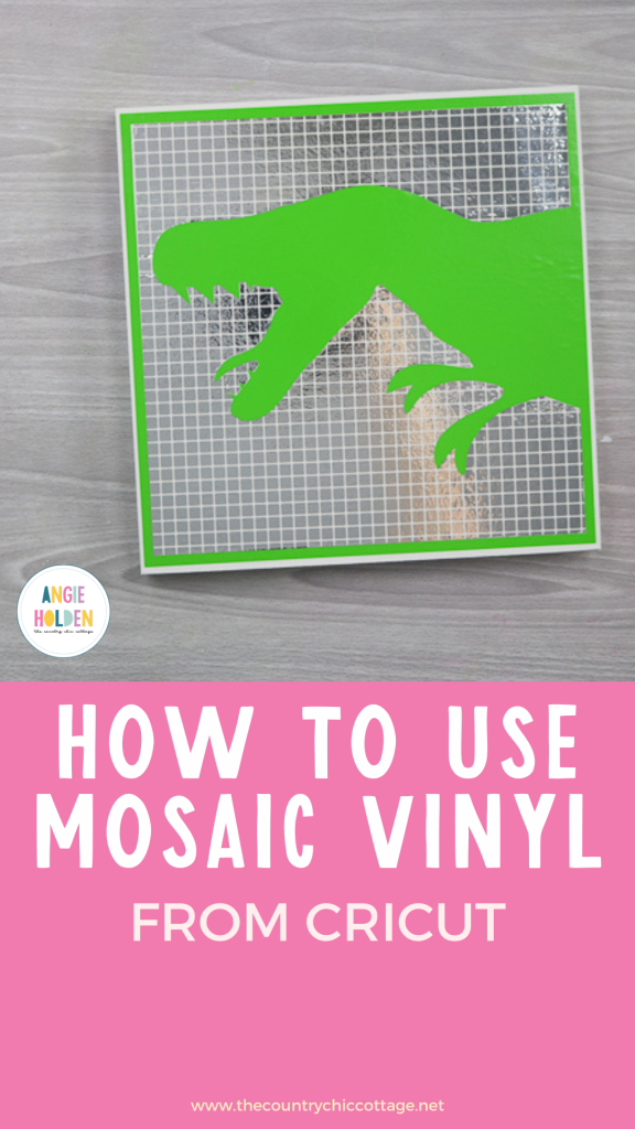 how to use mosaic vinyl from Cricut