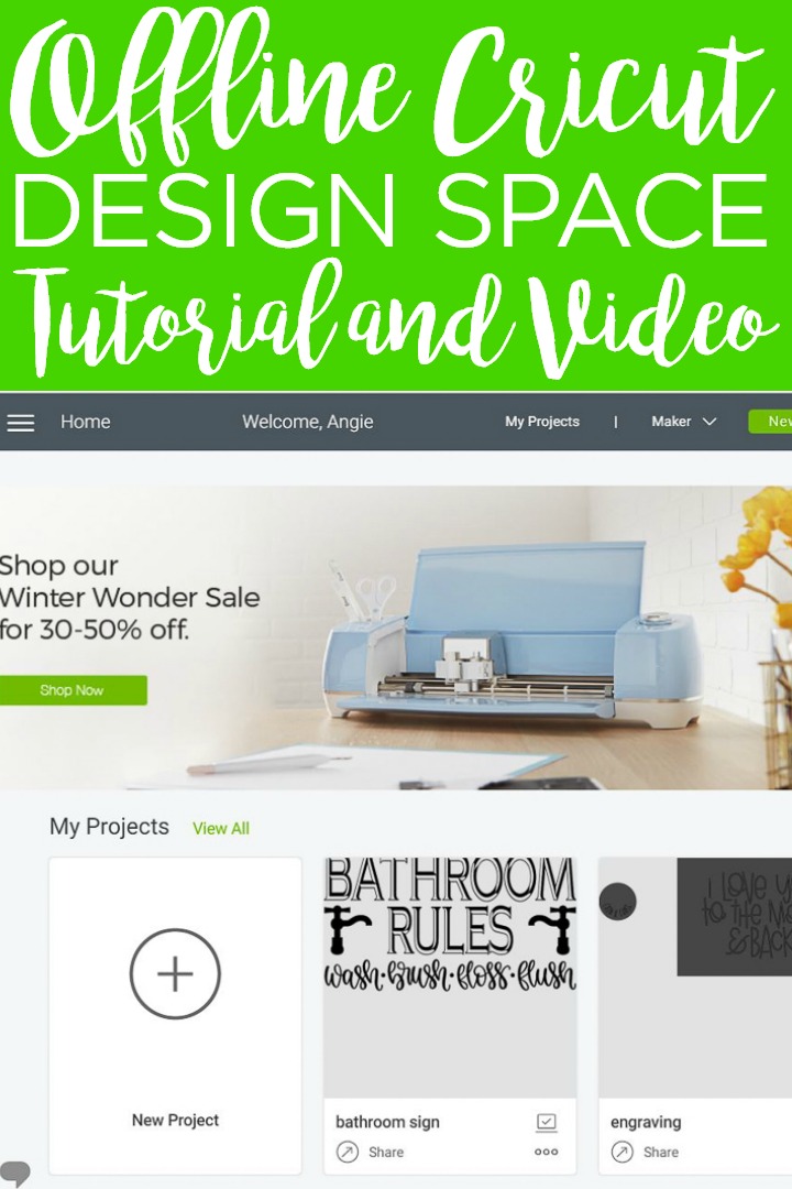 Have you used the new Cricut Design Space for desktop? Learn how to use offline Design Space with this easy to follow tutorial and video! #cricut #cricutcreated #cricutdesignspace #designspace #cricuttutorials #cricuthowto #cricutprojects #cricutvideo #cricutmade #cricuteverywhere #cricutlove