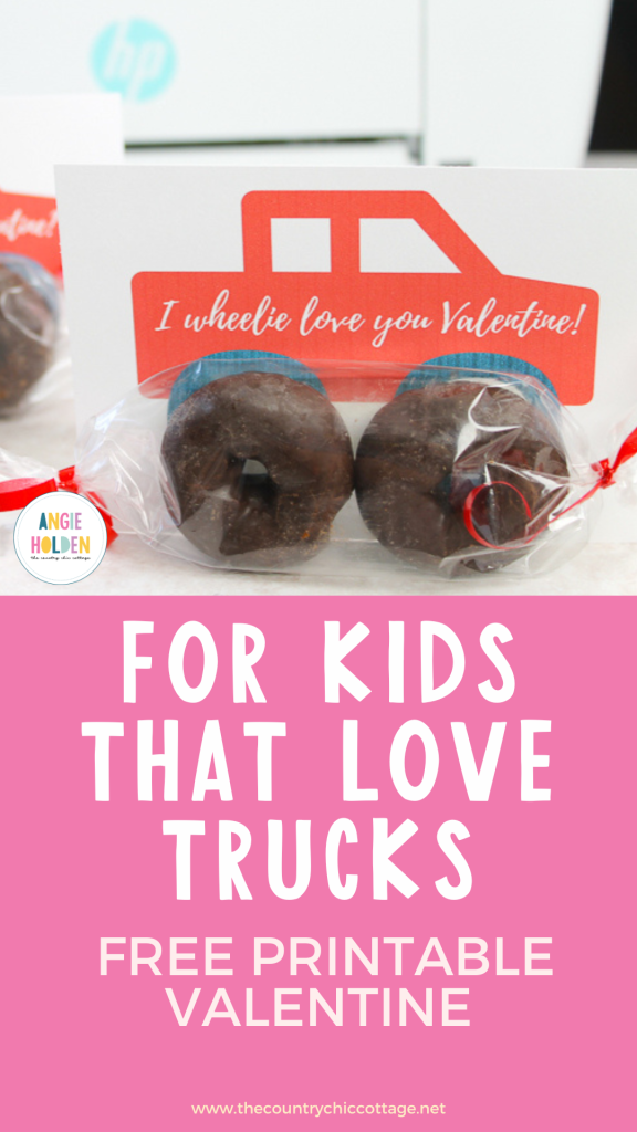 printable valentine truck
