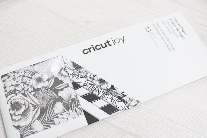 cricut adhesive backed paper