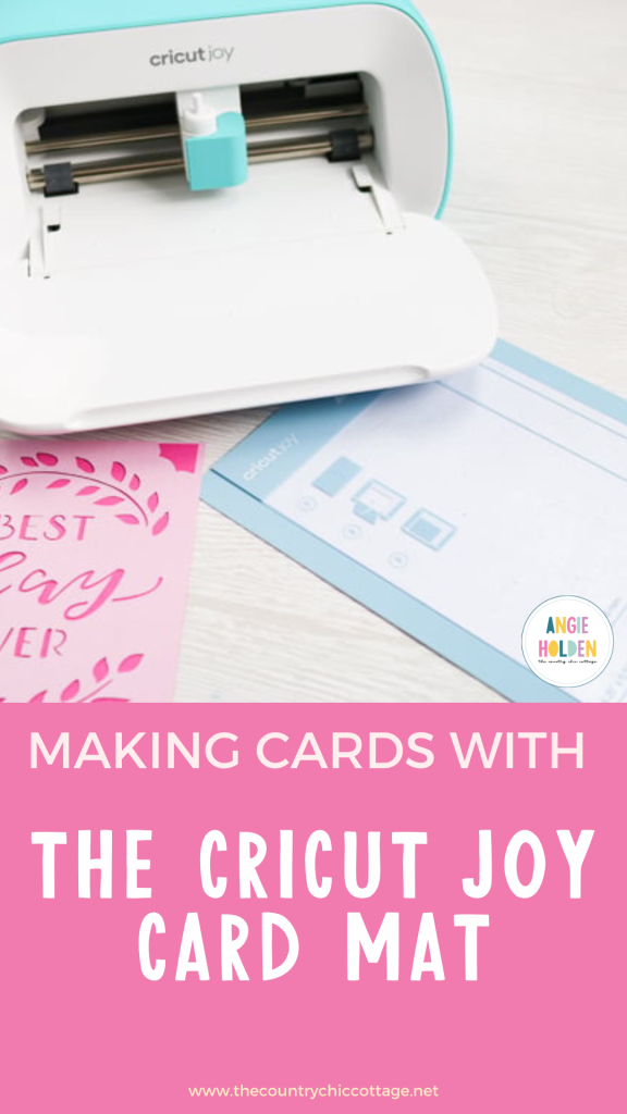 making cards with the Cricut joy card mat