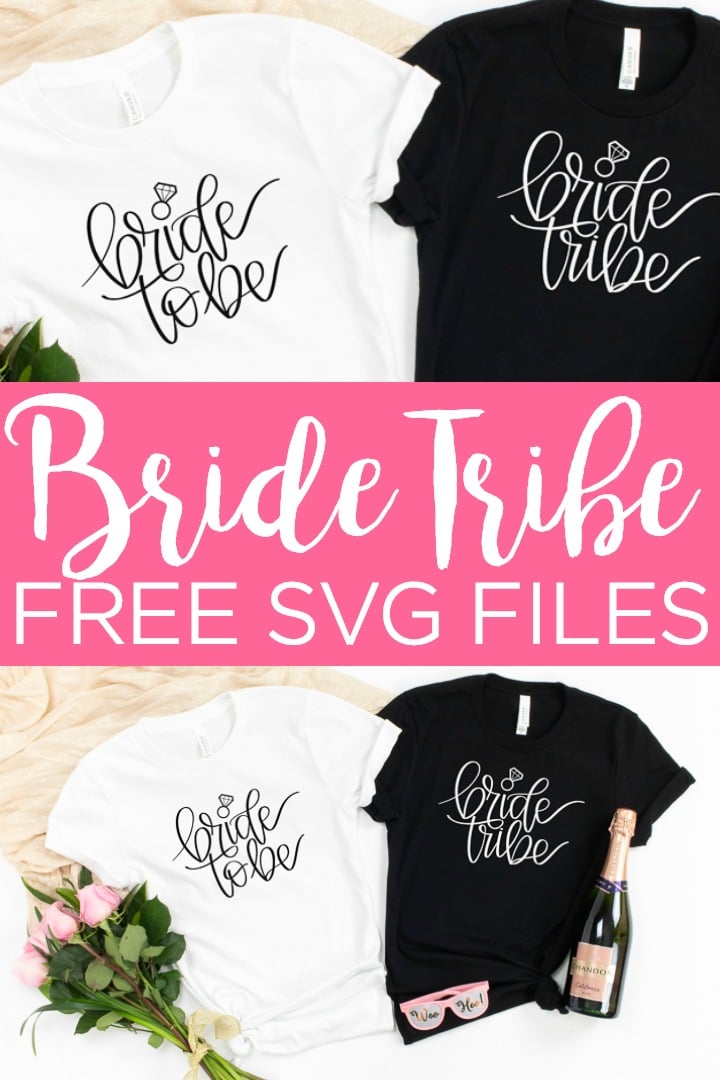 Get this free bride tribe SVG file along with a free bride to be SVG for any bridal shower or wedding! You will love all 16 free wedding SVG files in this post! #weddingsvg #svg #svgfile #freesvg #freecutfile #cutfile #wedding #bridalshower #weddingshower #bacheloretteparty #cricut #cricutcreated
