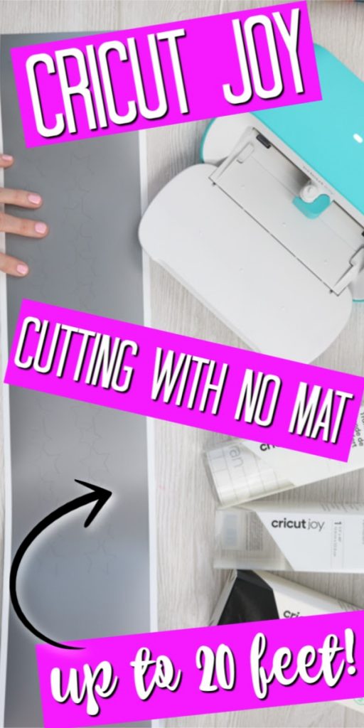 Learn all about cutting with no mat using Cricut Joy including a fun project. Once you cut matless with a Cricut, you will never want to go back! #cricut #cricutjoy #cricutcreated #cricutprojects #party #partyideas #gift #giftideas