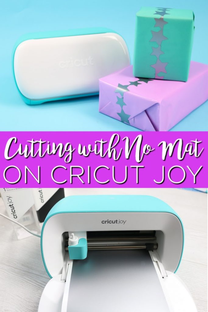 Learn all about cutting with no mat using Cricut Joy including a fun project. Once you cut matless with a Cricut, you will never want to go back! #cricut #cricutjoy #cricutcreated #cricutprojects #party #partyideas #gift #giftideas
