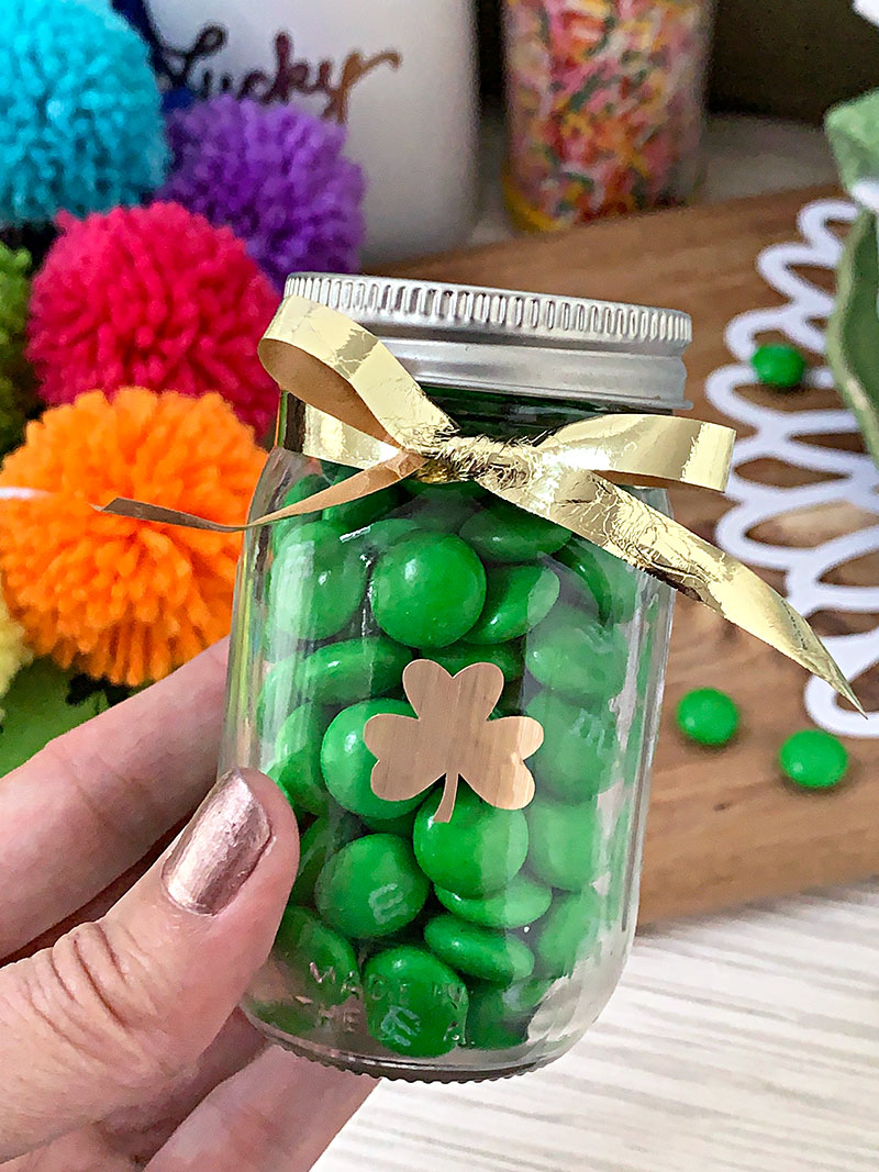 saint patrick's day mason jar