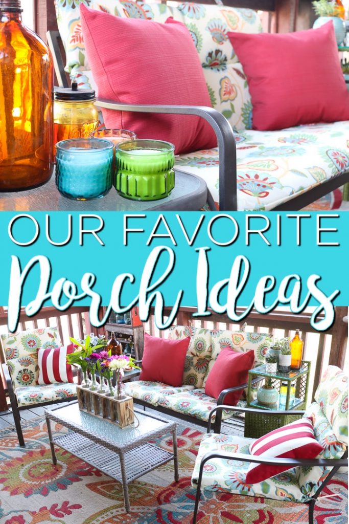 The best screened-in porch ideas for your home! Decorate your outdoor area in style with our step by step guide to cushions, decor, and more! #outdoors #porch #decor #homedecor #otpfinds #otp #oldtimepottery #colorful