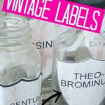 Free Printable Vintage Labels for Jars - The Country Chic Cottage