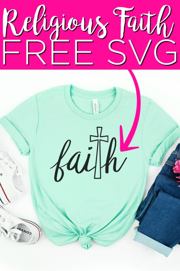 Download this free cross SVG and make shirts, signs, and so much more! Part of a series of free religious Easter SVG files that you will love! #svg #freesvg #cricut #cricutcreated #faith #cross #religious #easter
