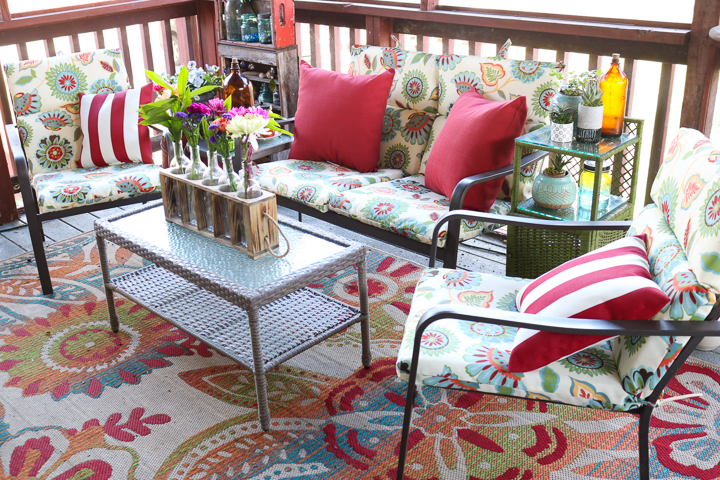 outdoor porch makeover