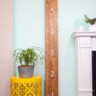 diy ruler growth chart