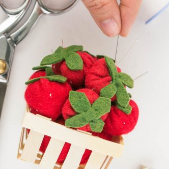 strawberry pincushion