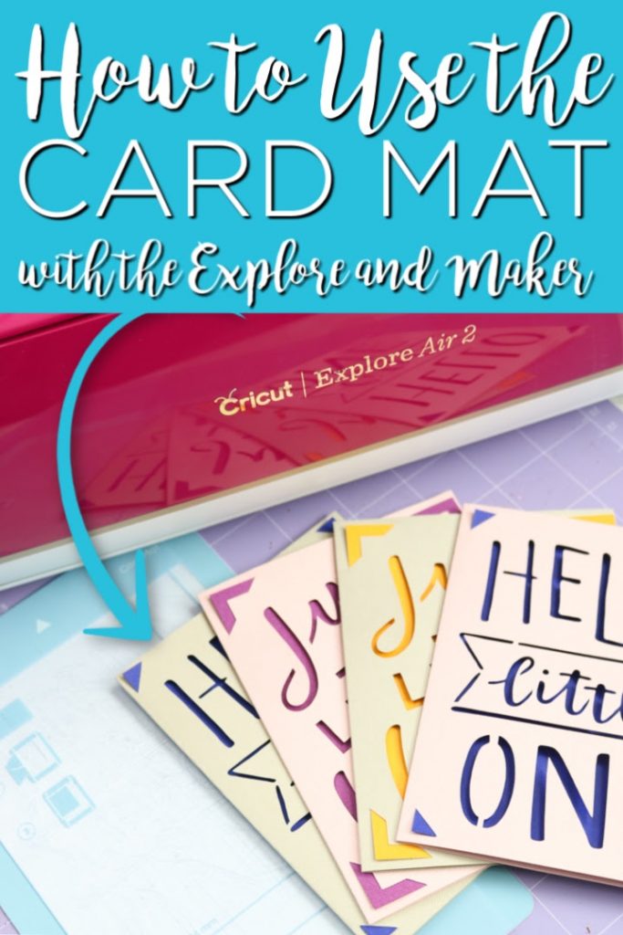 Learn how to use the Cricut card mat on the Cricut Explore and Cricut Maker with a quick and easy hack! You will be making easy cards in minutes! #cricut #cricutcreated #cricutlove #cricutjoy #cricutexplore #cricutmaker #cricutcards #cards #greetingcards