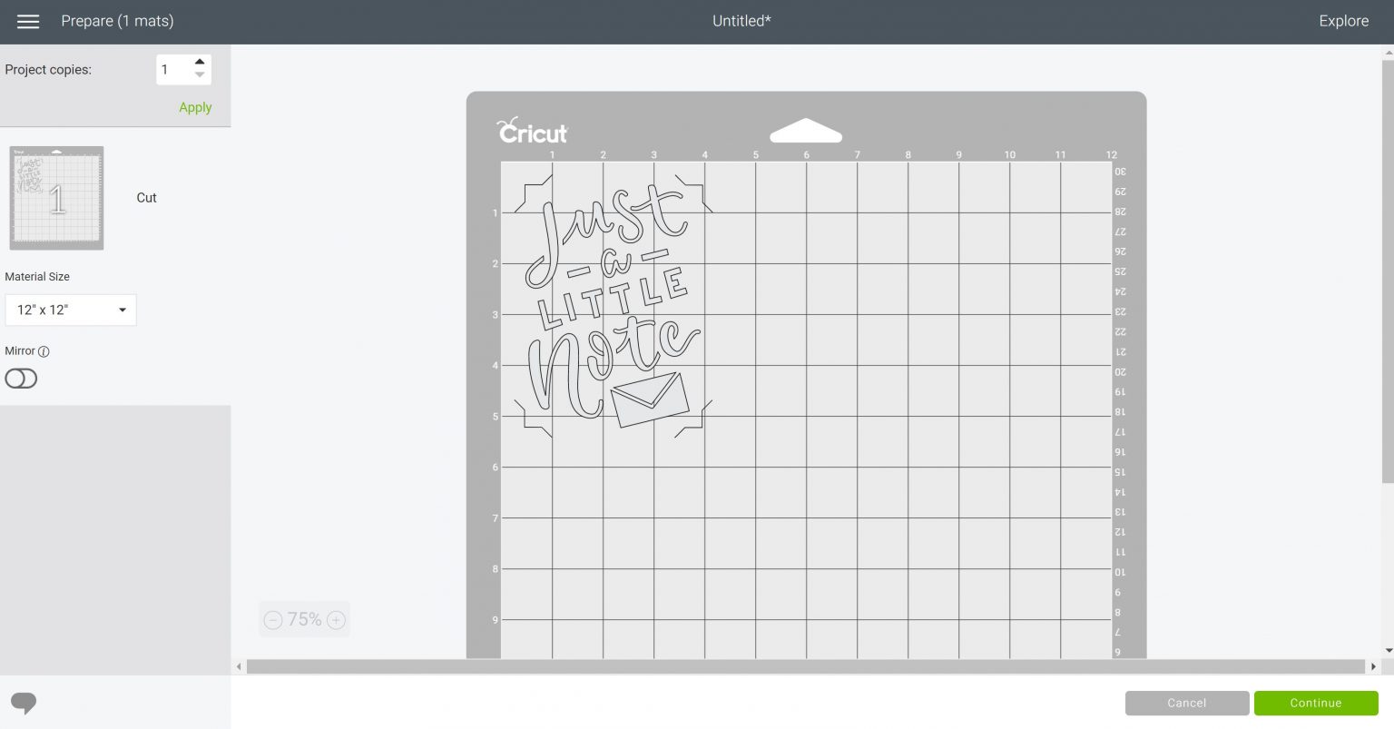 Using the Cricut Card Mat on the Cricut Explore and Maker Angie