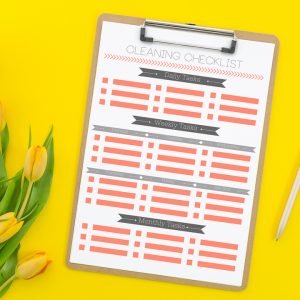 printable cleaning checklist