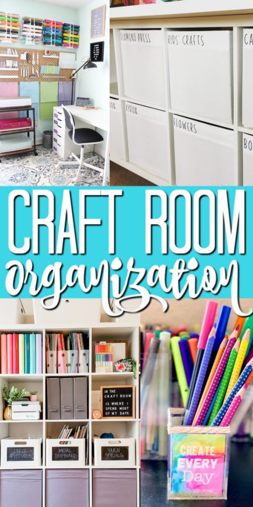 Cricut Craft Room Ideas para OrganizarThe Country Chic Cottage UAC Blog