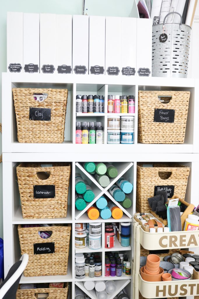 Cricut Craft Room Ideas para OrganizarThe Country Chic Cottage UAC Blog