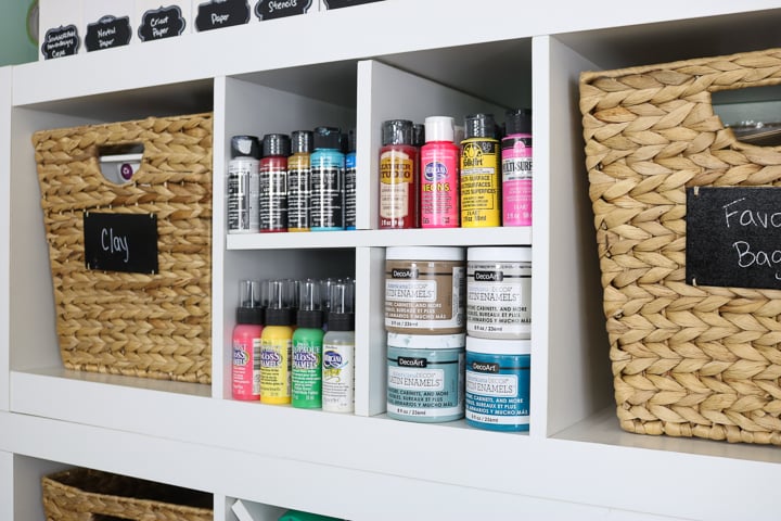 craft paint shelf