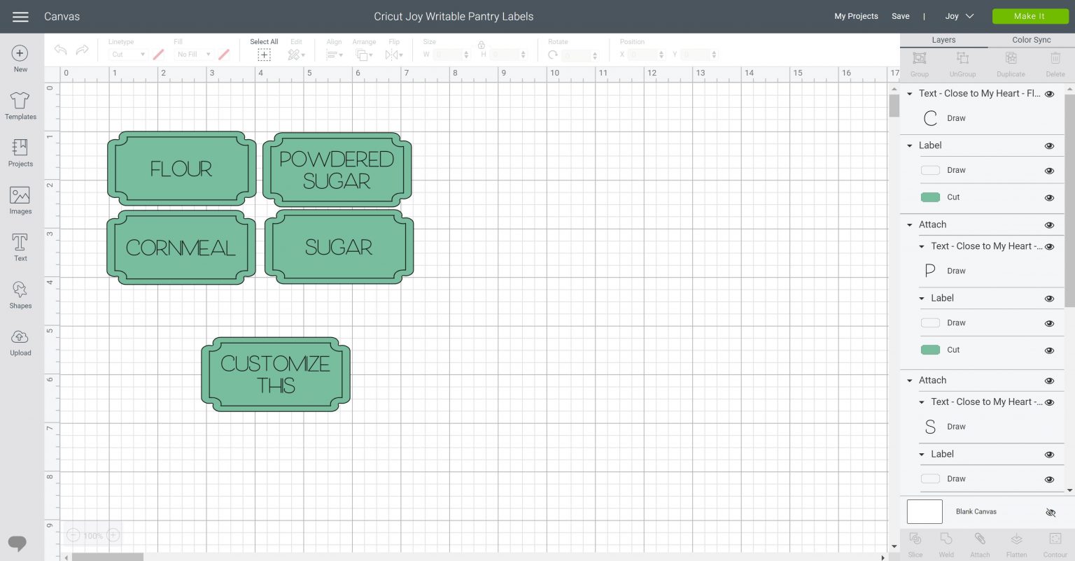 How to Make Writable Labels with the Cricut Joy Angie Holden The