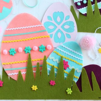 felt easter egg craft