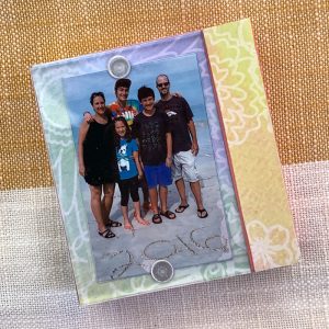 decoupage mini photo frame