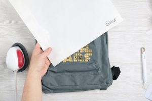 teflon protective sheet on a backpack