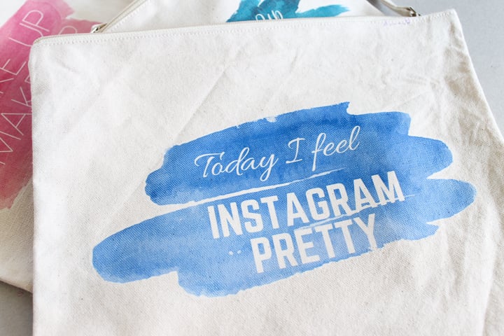 instagram pretty cosmetic bag