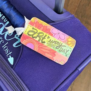 DIY luggage tags