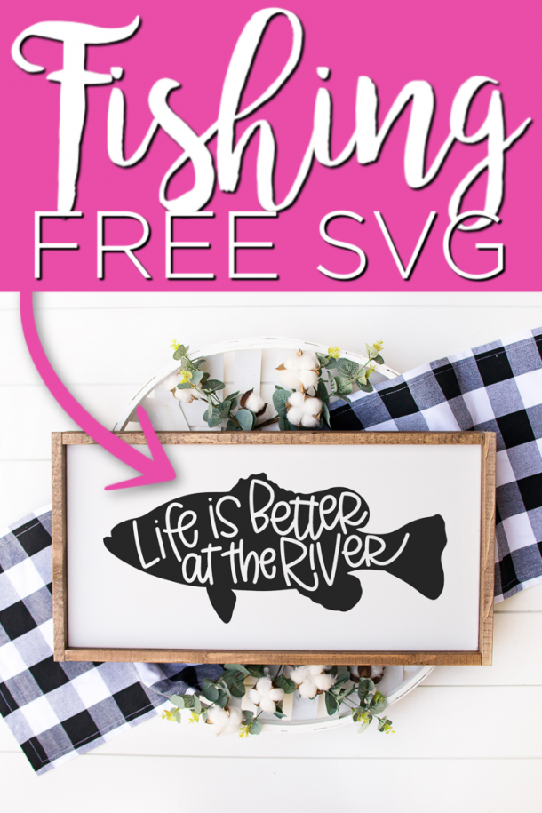 Free Fishing SVG for Your Crafts - The Country Chic Cottage