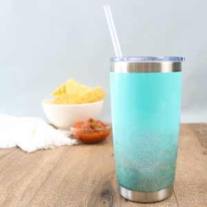 diy glitter tumbler