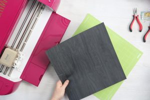 adding faux leather to a cricut mat