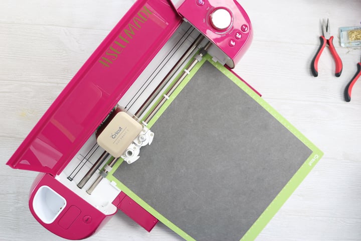 cricut machine cutting faux leather