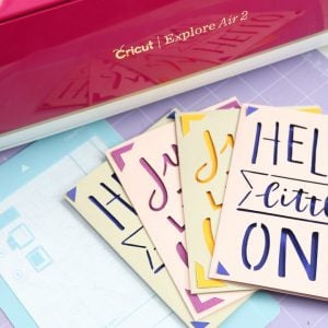 hack for using the cricut joy card mat on an explore or maker