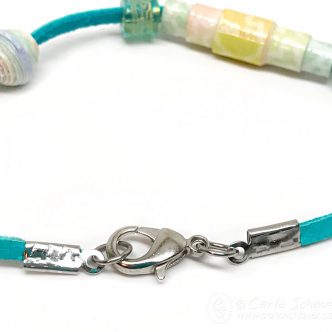 paper bead bracelet